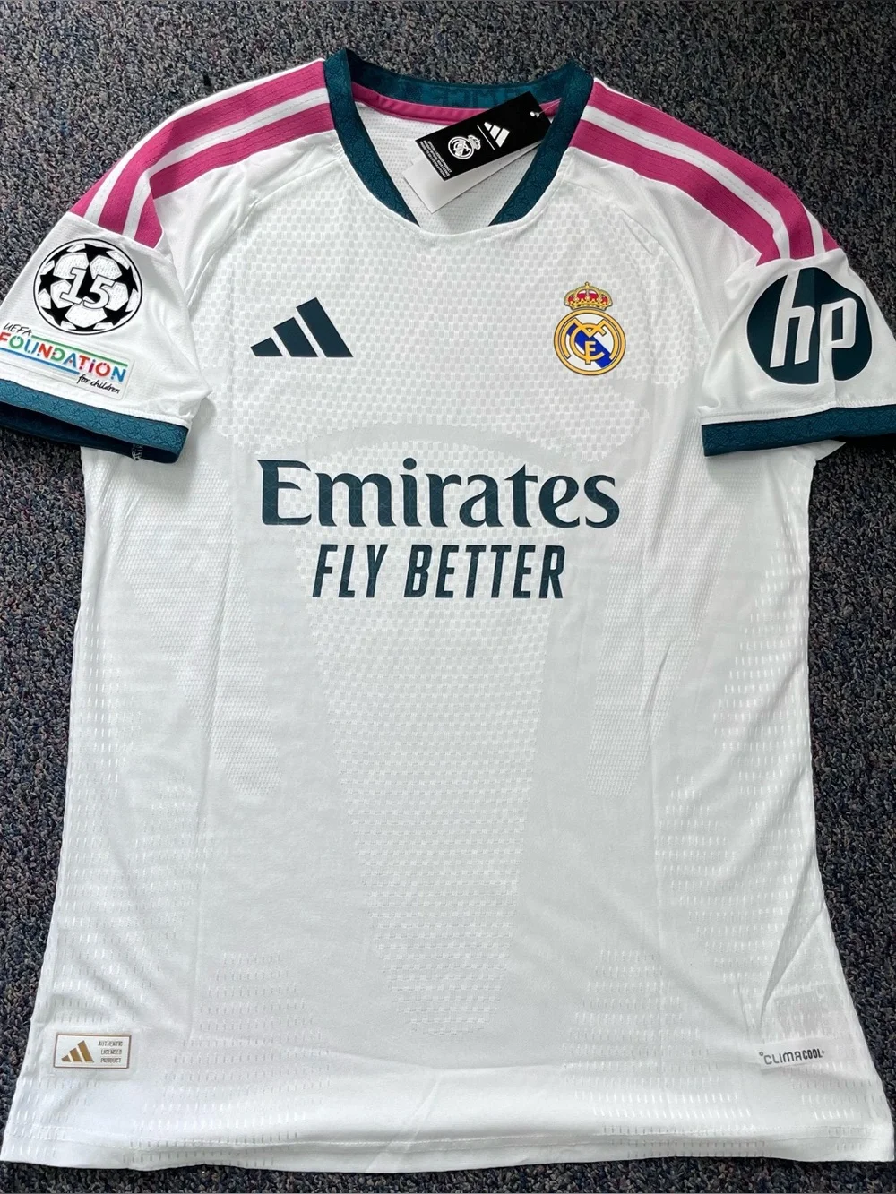 C. ESPÍ 19 REAL MADRID 26/27 HOME PLAYER VERSION JERSEY (XL)